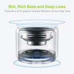 EWA Travel Case Packed, A106 Pro Wireless Mini Bluetooth Speaker with Custom Bass Radiator. IP67 Waterproof, Small But Loud, Portable Speakers for Car, Bike, Outdoors, Shower (Black) - Image 3