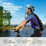 MARCHWAY 2L/2.5L/3L TPU Hydration Bladder, Ultra Durable Water Reservoir Bag with Insulated Tube for Hydration Pack for Cycling, Hiking, Running, Climbing, Biking - Image 3