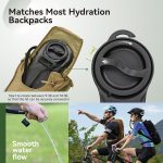 MARCHWAY 2L/2.5L/3L TPU Hydration Bladder, Ultra Durable Water Reservoir Bag with Insulated Tube for Hydration Pack for Cycling, Hiking, Running, Climbing, Biking - Image 4