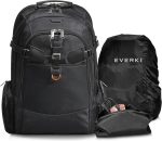 EVERKI Business 120 Laptop Backpack with Rain Cover, Large 18 Inch Professional Computer Travel Bag, Oversized Rugged Backpack for Men, Engineers, Business, Extra Security - Black - Image 2