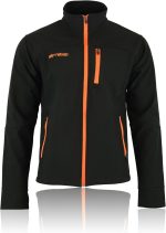 Mens Softshell Thermal Winter Jacket Warm Fleece Lined Outdoor Casual Water Repellant Work Zip Up Collared Pockets High Visibility Windproof Jacket - Image 2