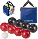 Triumph Sports Competition 100mm Resin Bocce Ball Outdoor Game Set with Carrying Bag for Easy Storage,Multi,One Size,35-7103-3 - Image 2