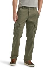 Wrangler Authentics Men's Relaxed Fit Stretch Cargo Pant Casual Pants - Image 2